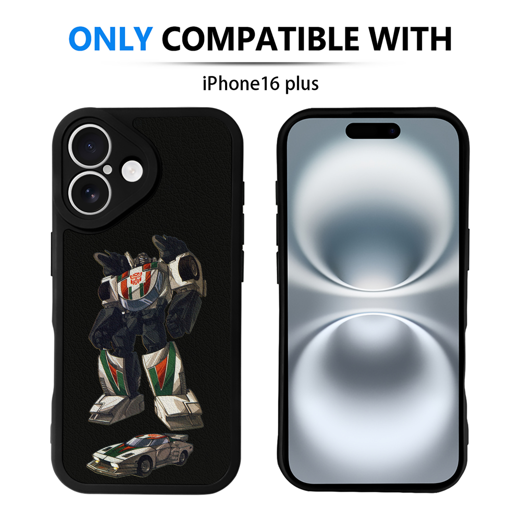 （画像用）  【iPhone 16シリーズ対応】シリコンスマホケース（レザー調） 材質：シリコン